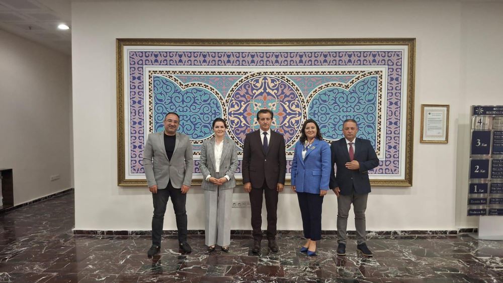 Visit to our Rector from Kafkas University Academicians