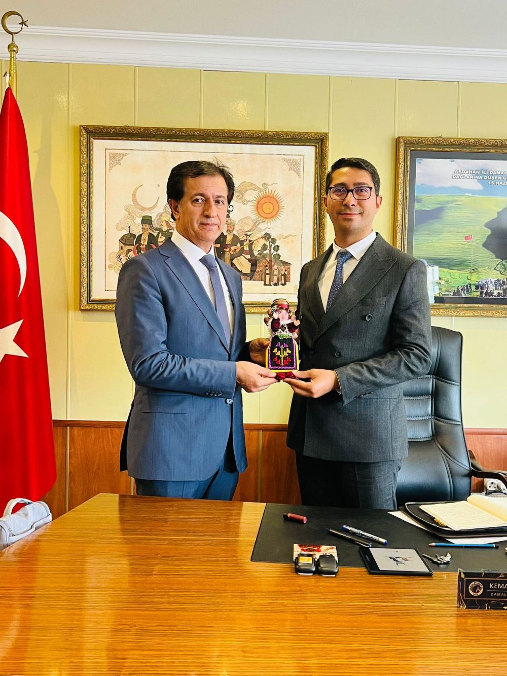 Rektörümüzden Damal Belediye Başkanı’na İade-i Ziyaret