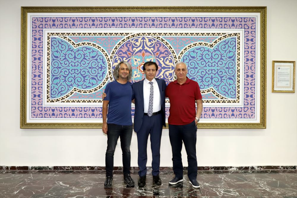 Rektörümüz Prof. Dr. Öztürk Emiroğlu’na Arkadaşlarından Ziyaret