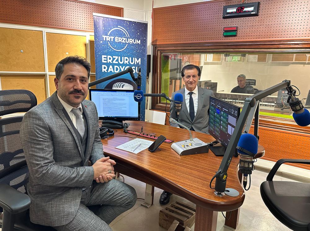 Rektörümüz Prof. Dr. Öztürk Emiroğlu TRT Erzurum Radyosu’nun Canlı Yayın Konuğu Oldu