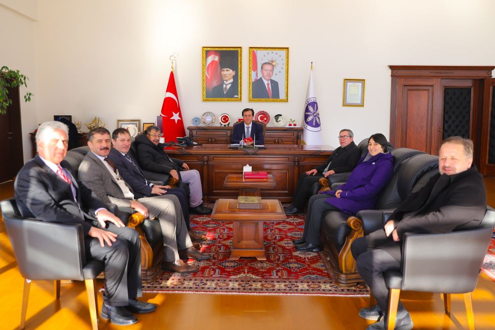 Author Life Faith Rector Prof. Dr. Öztürk Visits Emiroğlu