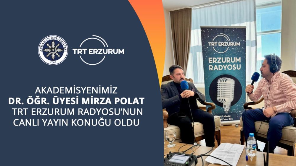Gastronomy from Tales: Ardahan’s Rich Culture was held in TRT Erzurum Radio