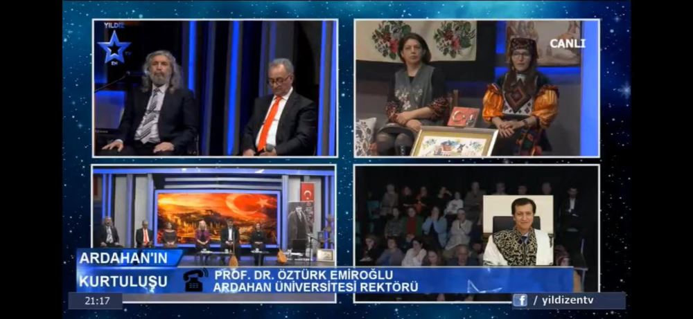 Prof. Dr. Öztürk Emiroğlu shared the Strategic Goals of our University in the Liberation Special Program with the Public