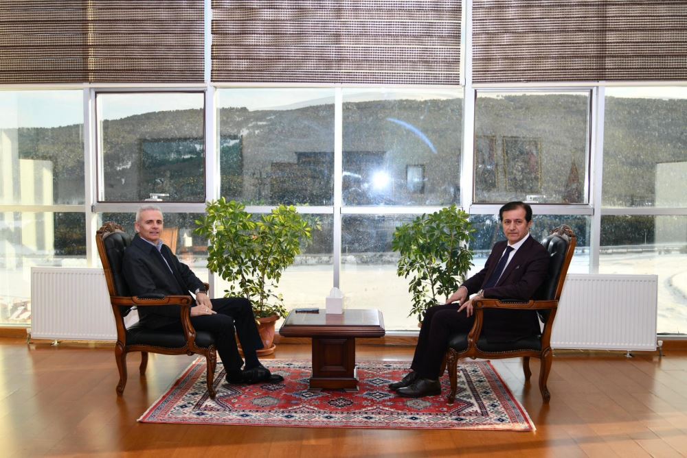 Our Rector Prof. Mehmet Fatih Floralli Return to Dr. Öztürk Emiroğlu Visit