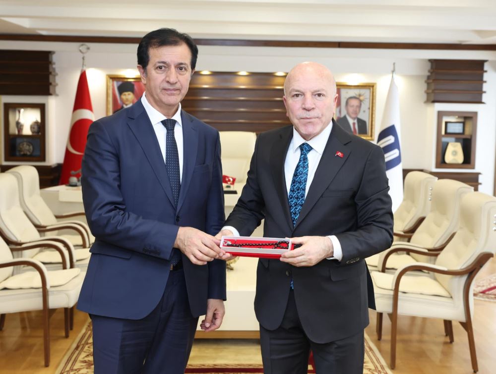 Prof. Dr. Öztürk Emiroğlu Visits Erzurum Metropolitan Mayor Mr. Mehmet Tabn