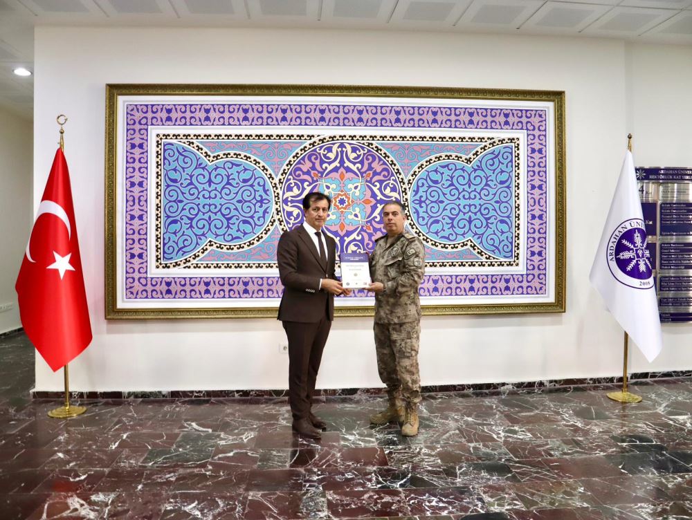 Ardahan Provincial Safety Manager Mr. Tüzün, Prof. Nezaket Visit to Dr. Öztürk Emiroğlu