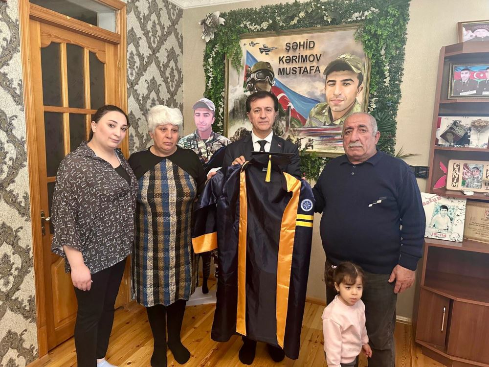 Prof. Dr. Ozturk Emiroğlu, graduated from Mustafa Hamov’s Family in Azerbaijan Baku
