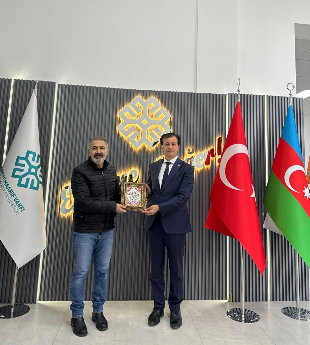 Prof. Dr. Ozturk Emiroğlu Visits Turkey Maarif Foundation Azerbaijan Representative Mr. Dr. Ofp Gülbay
