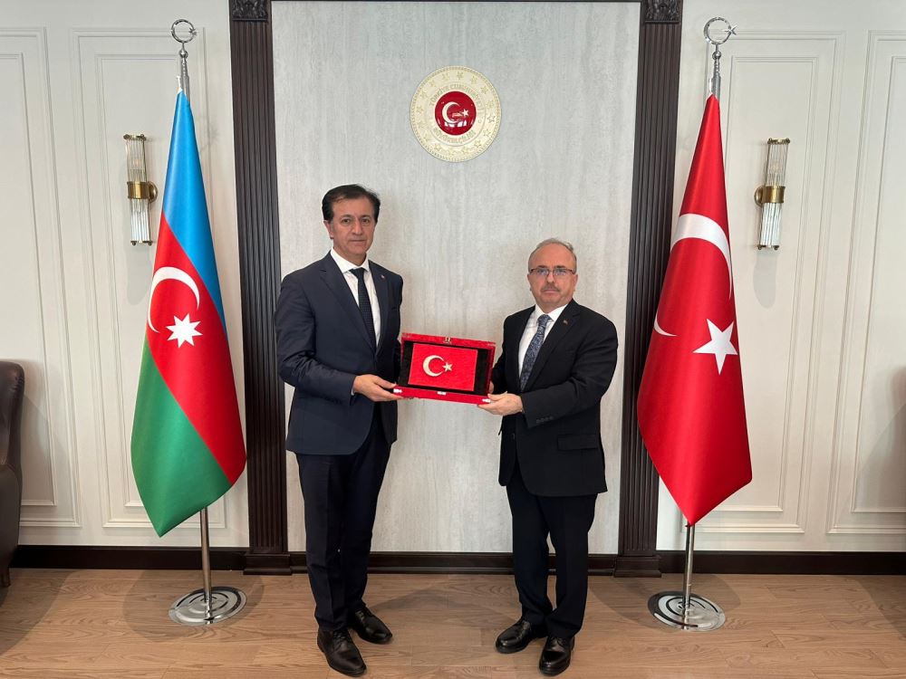 Prof. Dr. Öztürk Emiroğlu, Azerbaijan Ambassador Mr. Prof. Dr. Birol Akgün Visited