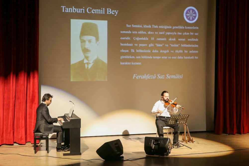 The "Turkish Music Saz Works" Concert was Executiveed in the Unique Harmony of Piano and Kema from our Faculties of Fine Arts