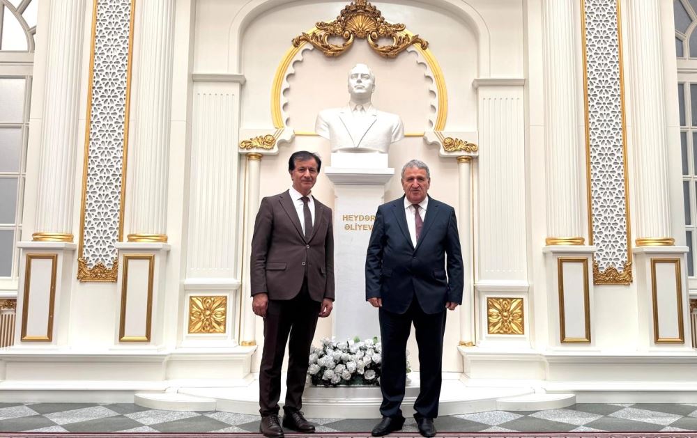 Prof. Dr. Öztürk Emiroğlu, President of the Azerbaijani National Academy of Sciences Prof. Dr. Visited Christ Habibbeyli