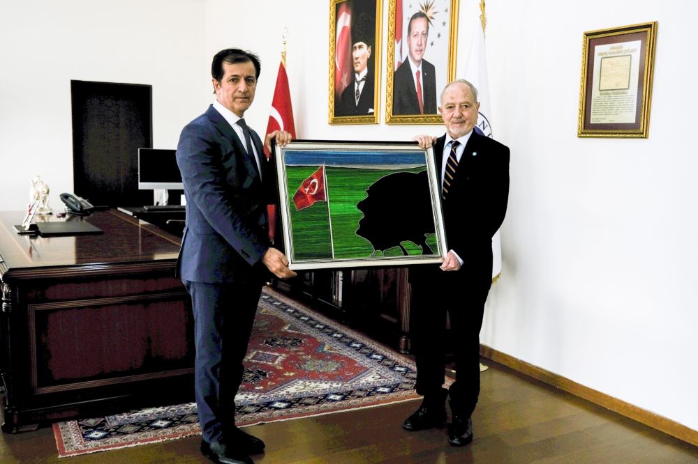 Secretary General of the Founder of Turkish State Organization visited our Ambassador Mr. Halil Akıncı Reector