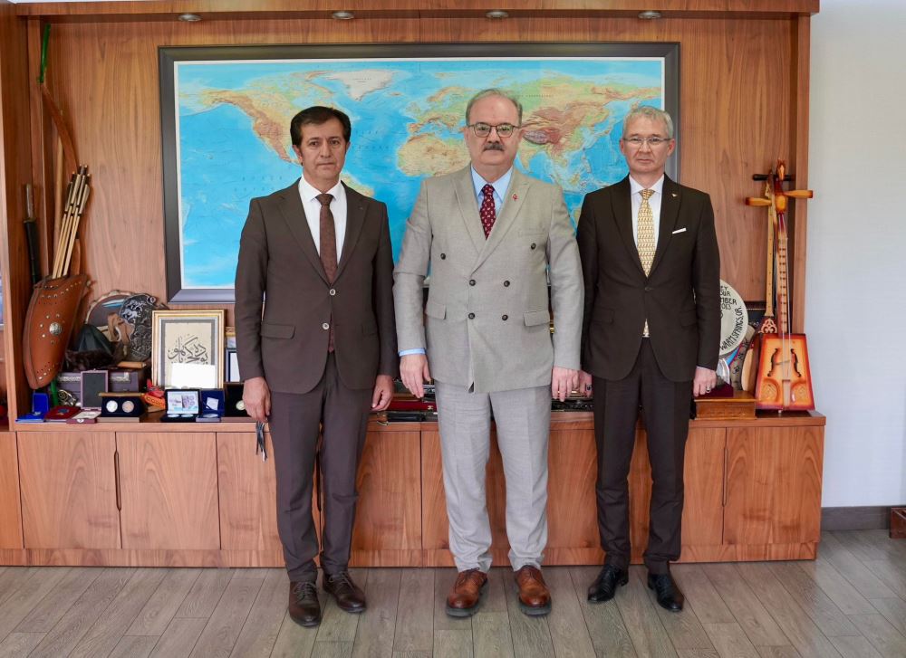 Prof. Prof. Dr. Öztürk Emiroğlu and Secretary General Mr. H. Caner Akkurt Visits Dr. Serdar Akçam, Deputy Minister of Culture and Tourism