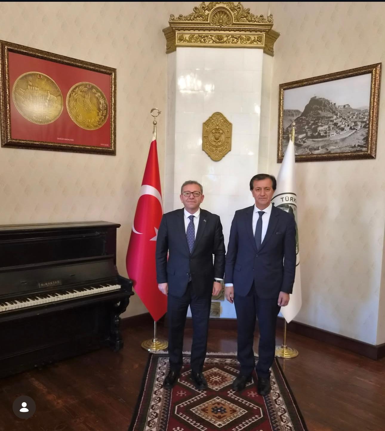 Rektörümüz, Kars Valisi Sayın Ziya Polat’ı Makamında Ziyaret Etti