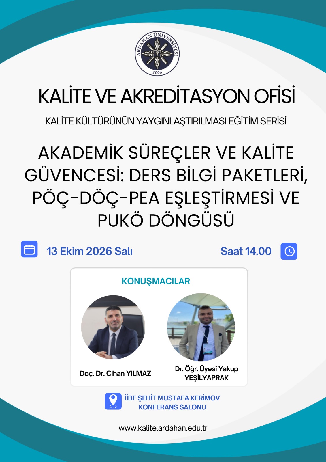 Kalite Kültürünün Yaygınlaştırılması Eğitim Serisi